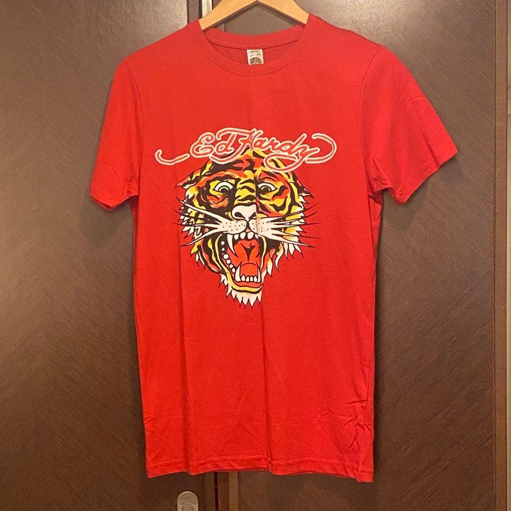 Ed Hardy Vibrant Red Tiger Tee Brand New With Tags